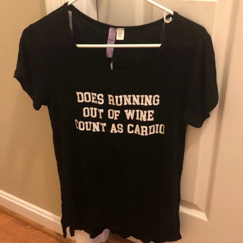 Francesca’s wine shirt